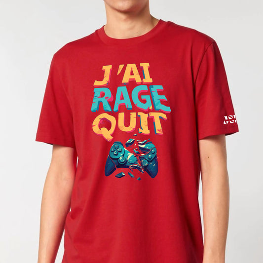 Rage Quit - T-shirt classique - Univers Geek