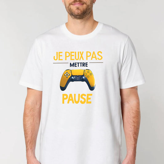 Je Peux Pas Mettre Pause - T-shirt classique - Univers Geek